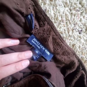 Brown dress skirt midi